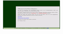 Desktop Screenshot of p-walter.de